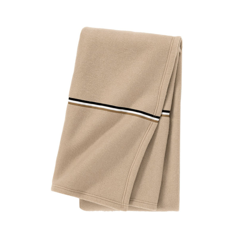 B Linea Throw Blanket, Beige