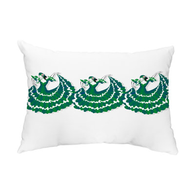  Cuban Dancers Outdoor Rectangular Pillow Cover & Insert