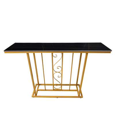 Stringtown 30cm Stone Top Console Table