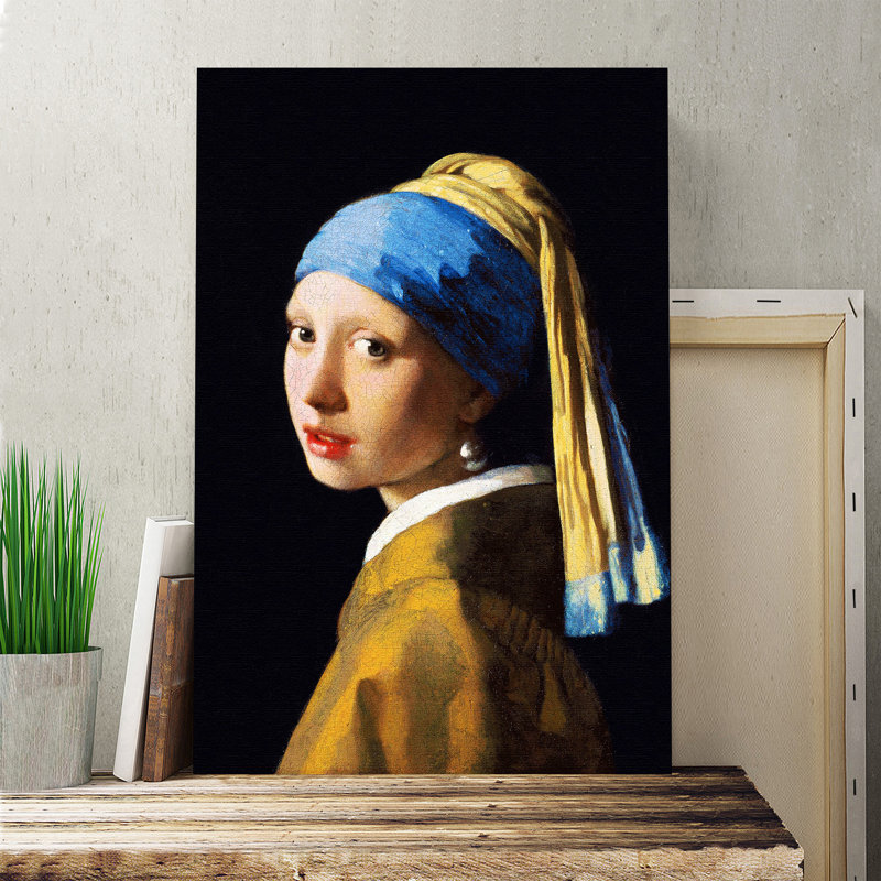 Johannes Vermeer - Wrapped Canvas Painting, 76cm H x 50cm W