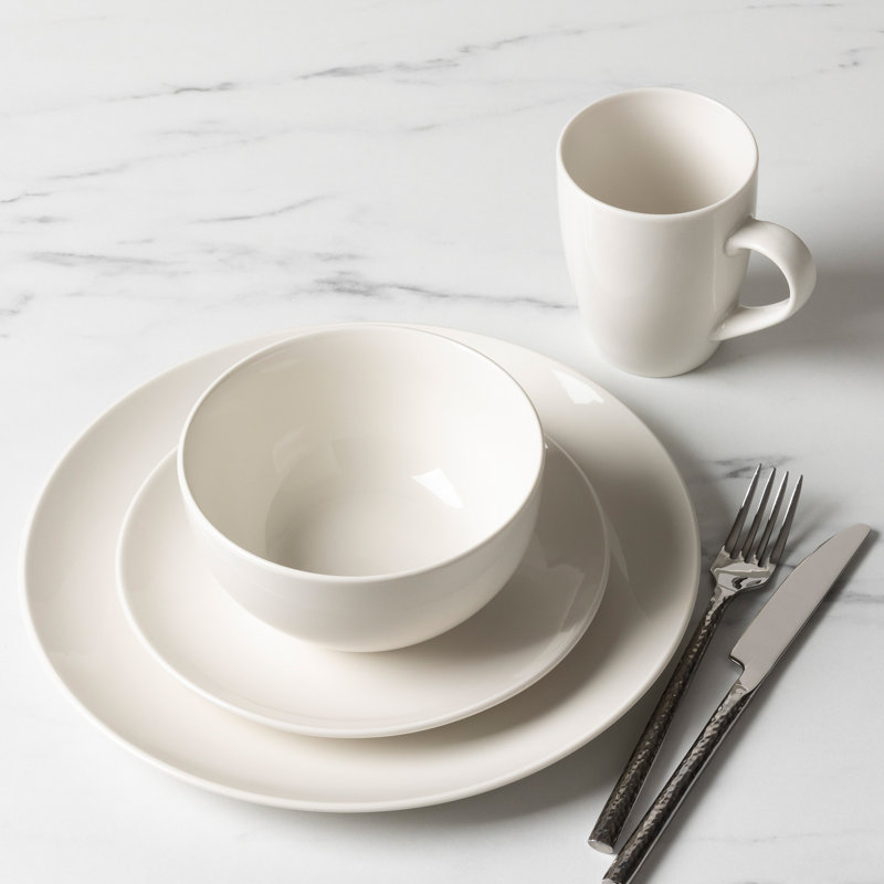 Piece Porcelain Dinnerware Set - Service for 4