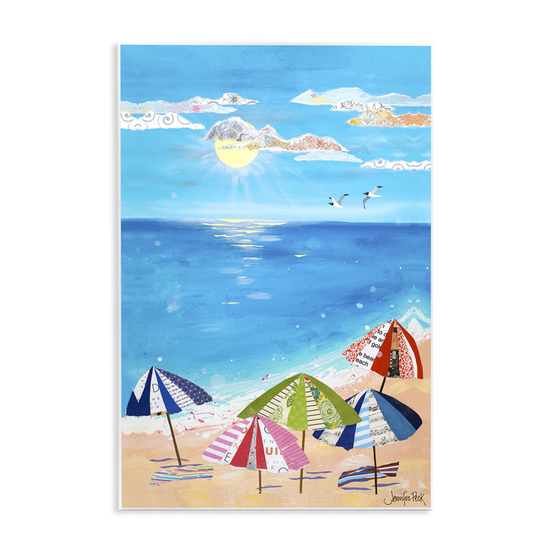 Art mural Good Day Sunshine par Jennifer Peck, H 19 po x l 13 po
