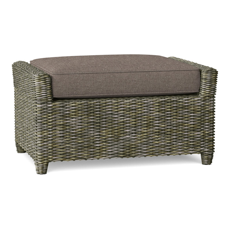 Sag Harbor Outdoor Ottoman, Driftwood, Perigold Play Mushroom