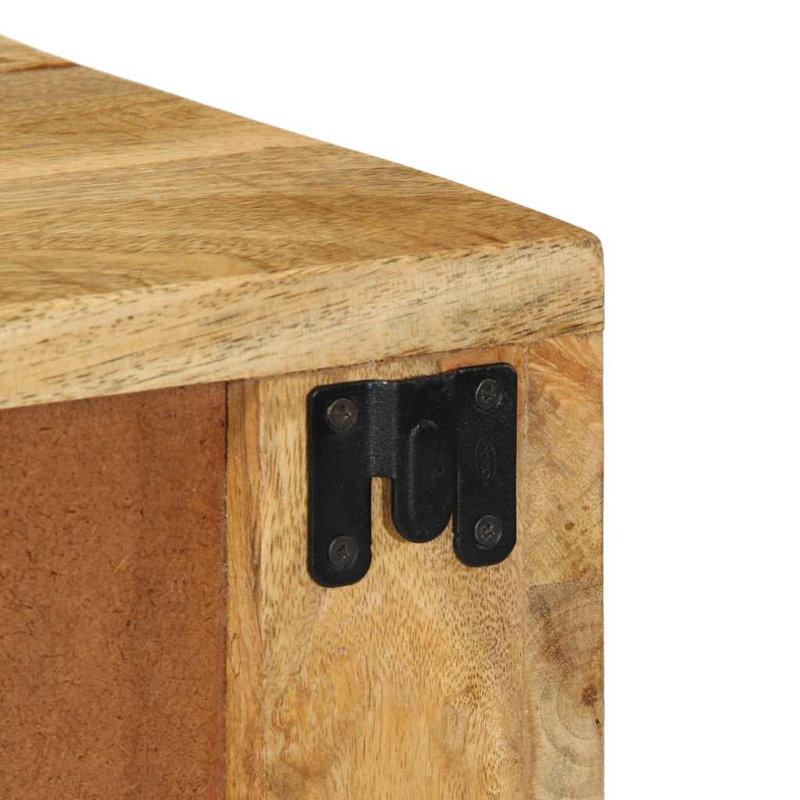 Gopinath 40cm W Solid Wood Bedside Table, Wood Mango