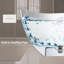 Baignoire de trempage autoportante 63 po x 29,5 po à surface solide blanc mat avec trop-plein et bonde escamotable