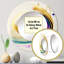 Miroir mural rond en aluminium Devanny