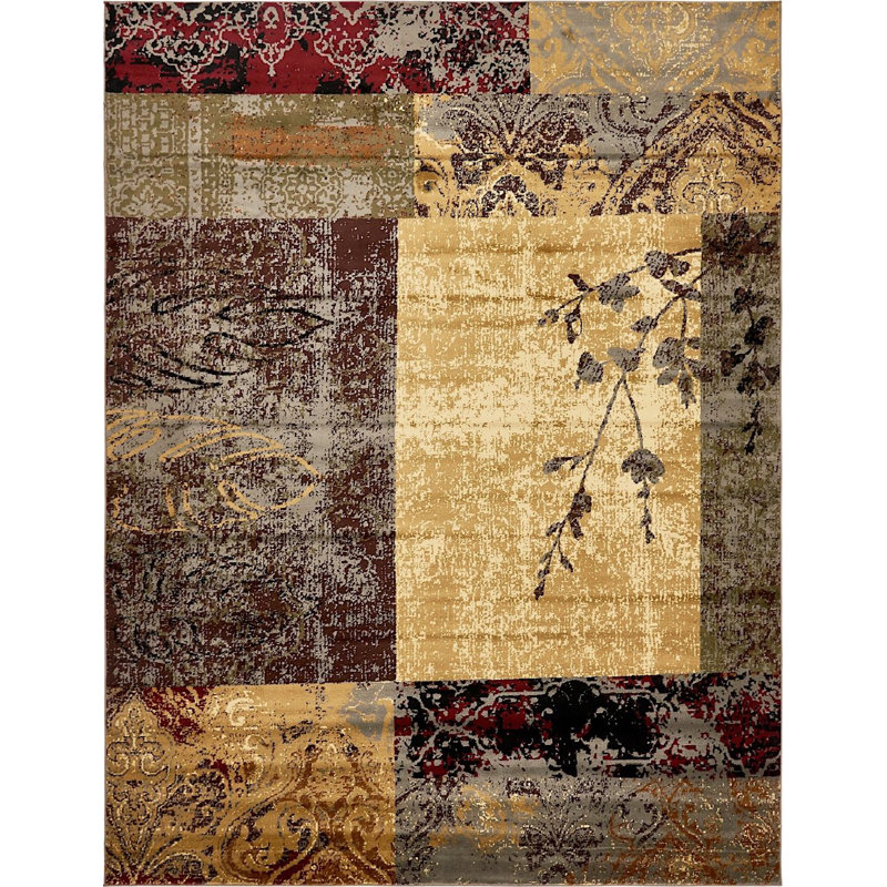 Jaidan Performance Abstract Indoor Rug, Rectangle 9' x 12'2"