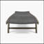 CHAISE Longe avec plateau escamotable