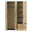 Taneem 3 Door Manufactured Wood Wardrobe
