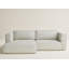 Four-Seater Corner Sofa With Bed Function-433142012-433141998