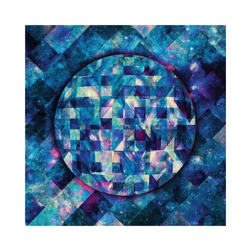 Geometric Abstract Galaxy II by Barruf - Wrapped Canvas Painting