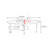 Solid wood coffee table with retro design