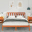 With Headboard Wax Solid Pine Wood-1128027252-1128027251