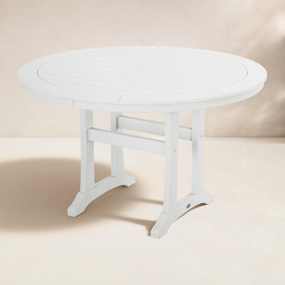 POLYWOOD® Nautical 48" Patio Dining Table