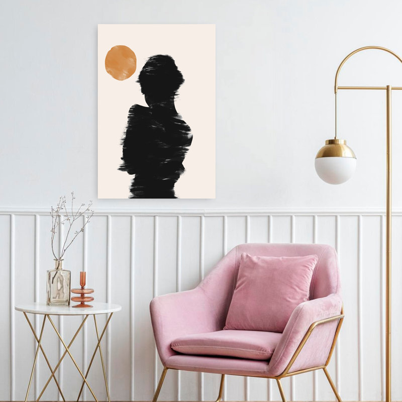 Art contemporain, art contemporain abstrait, H 24 po x l 16 po