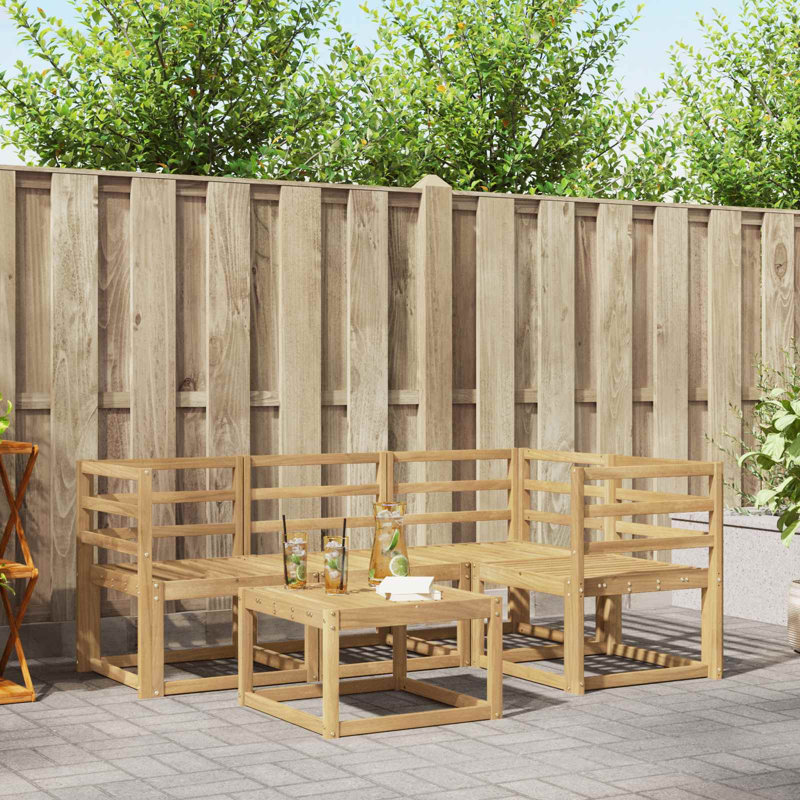  Outdoor Sofa Set 5 pcs Sectional Garden Furniture Terrace Seating Patio