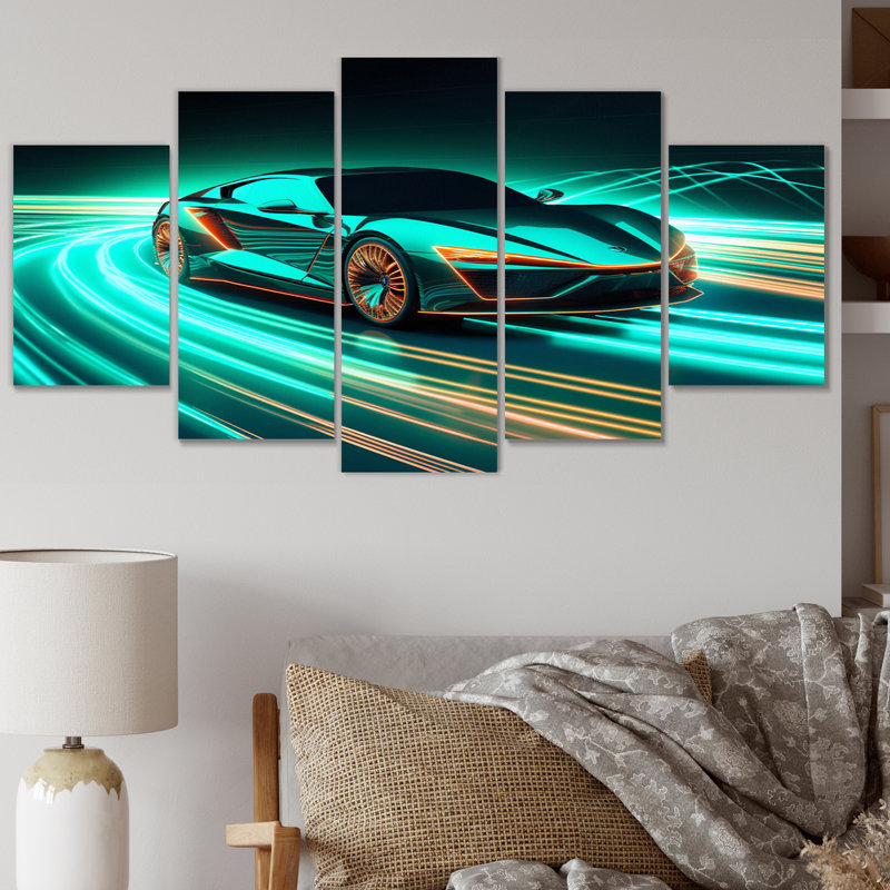 Transportation Wall Decor on Metal