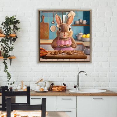 Cadre flottant de madame Bunny Bakewell, design par Lucia Heffernan