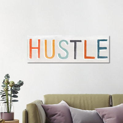 Hipster Sayings VI by June Erica Vess - Wrapped Canvas Panoramic Gallery-Wrapped Canvas Giclée