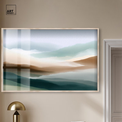 «Nuance of the Range I Shadowbox», art abstrait par Art Remedy