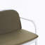 Causeuse d'extérieur en PP, structure blanche avec coussin vert-513791325