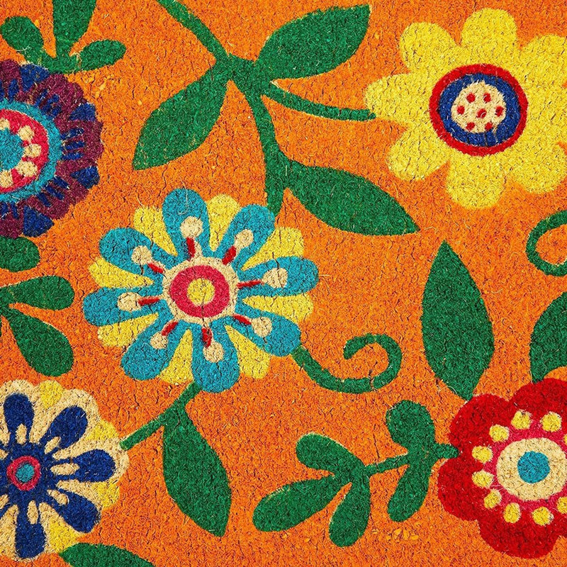 Paillasson Floral Coir