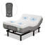  Structure de lit double réglable avec matelas en mousse à mémoire de forme-1345751781