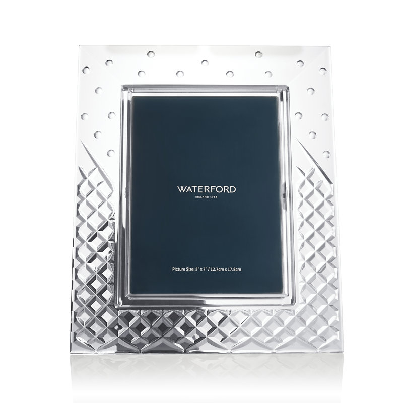 Waterford Celebration Frame, 5" W x 7" H