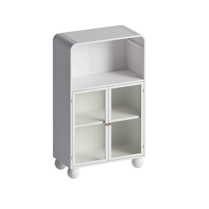 Armoire de rangement H 45,28 po, Blanc