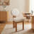 Joss & Main™ Vivica Solid Oak and Boucle Upholstered Side Chair 
