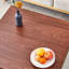 Table basse avec pieds en verre trempé