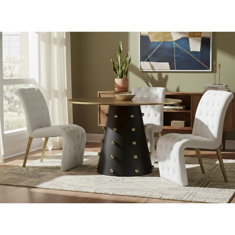 Raven Black / Gold Dining Table