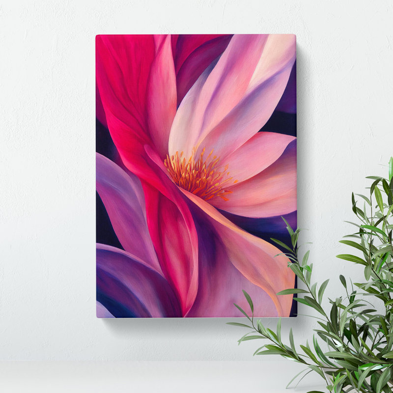 Abstract Flower No.3 - Wrapped Canvas Print, 76cm H x 50cm W x 3cm D