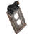 Ebros  Set Of 2 Novelty Woodland Rustic Forest Black Bear By Rustic Tree Bark Electrical Wall Li