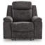 Fauteuil inclinable manuel avec éclairage DEL Beso Zero, gris anthracite