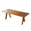 Table de salle à manger rectangulaire moderne et simple-1165049061