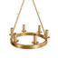 Luminaire suspendu cylindrique en tissu 6 lumières