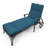 72" x 22" Outdoor Chaise Lounge Cushion with Ties and Loop-1712254088