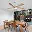 52 Inch Indoor Ceiling Fan With Dimmable LED Light 5 Solid Wood Blades Remote Control Reversible DC Motor With Smart APP Control-1803304254-1803304248
