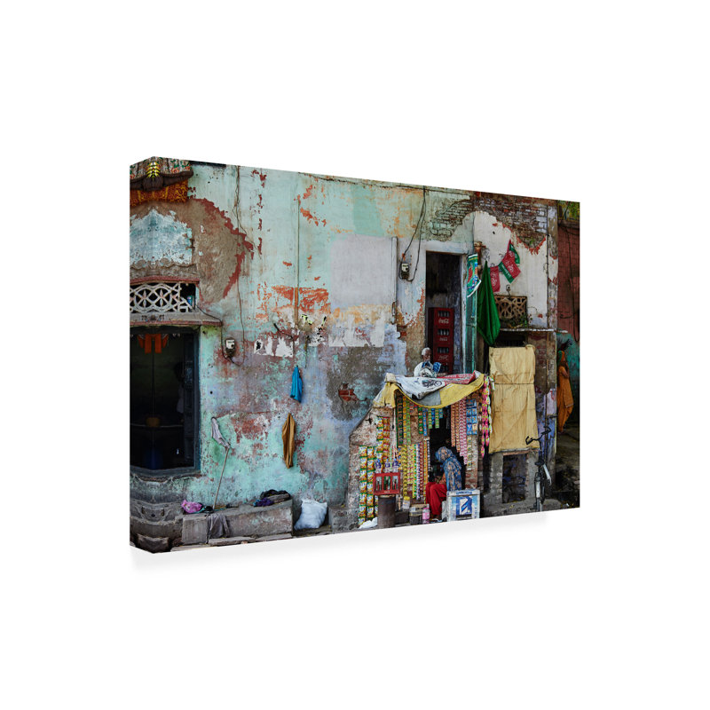 Inde - Impression sur toile tendue, H 12 po x l 19 po x P 2 po