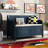 Linen Upholstered Storage Bench-2036836949