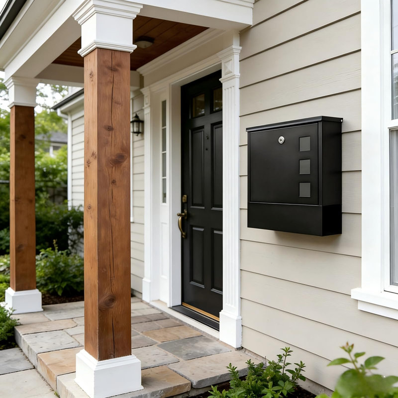Locking Wall Mount Mailbox for Outside