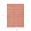 Tapis intérieur lavable abstrait 3 pi x 5 pi rose et cuivre