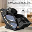 Fauteuil de massage inclinable sans gravité avec pression d'air corporelle complète