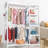 Versatile Multi-Functional Clothes Rack For Bedroom, Hallway, And More - Perfect For Hanging Clothes, Bags, And Towels-110374169