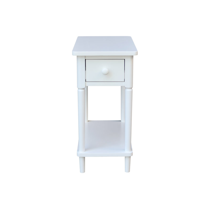 Table de bout Deboria, Blanc