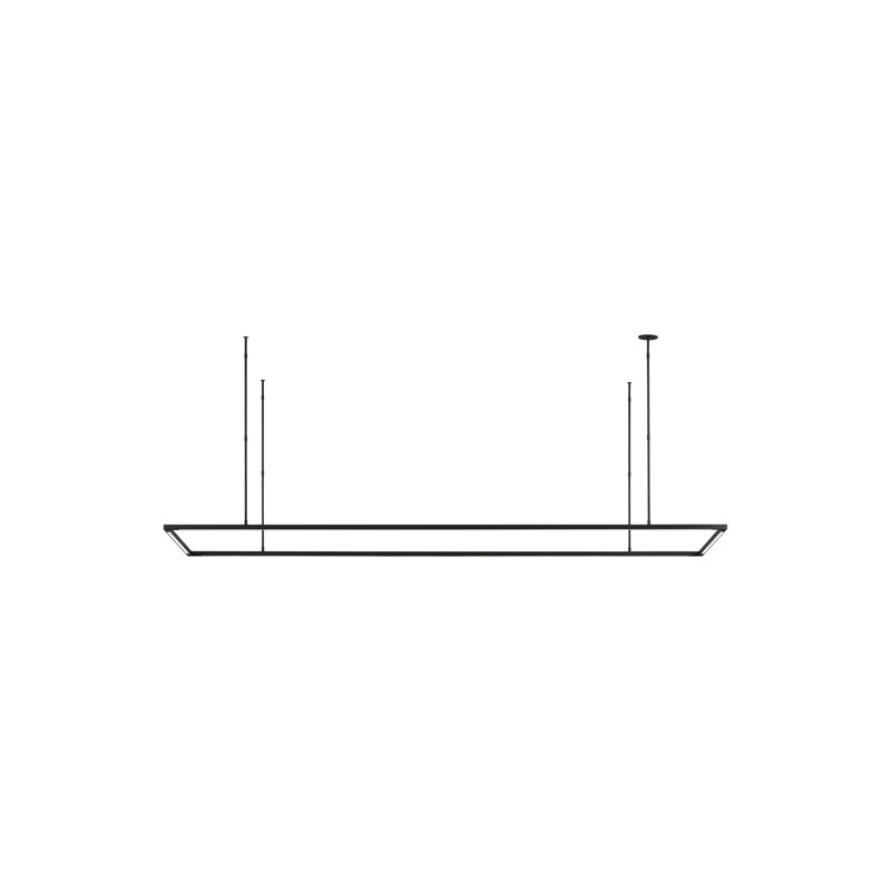 Stagger Halo 1 - Light LED Pendant, Nightshade Black