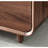 Black Walnut Drawer Storage Cabinet Solid Wood Accent Chest
