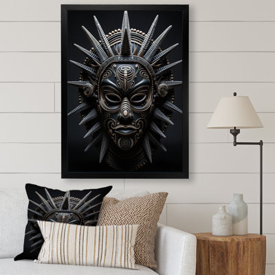 «Jeilin African Mask Tribu I», reproduction d'art sur toile