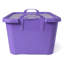 Bac de rangement empilable léger de 55 pintes Life Story, mauve, paquet de 12